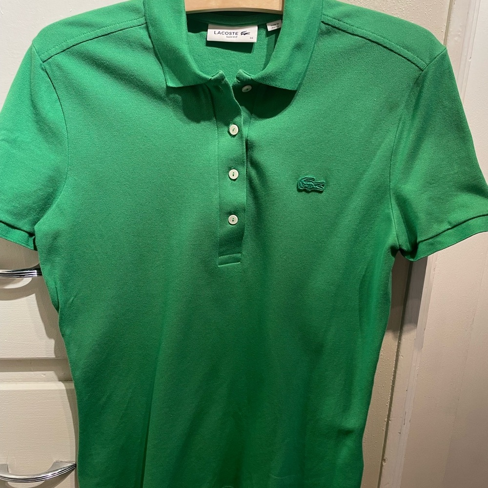 Lacoste Vibrant Green Slim Fit Polo